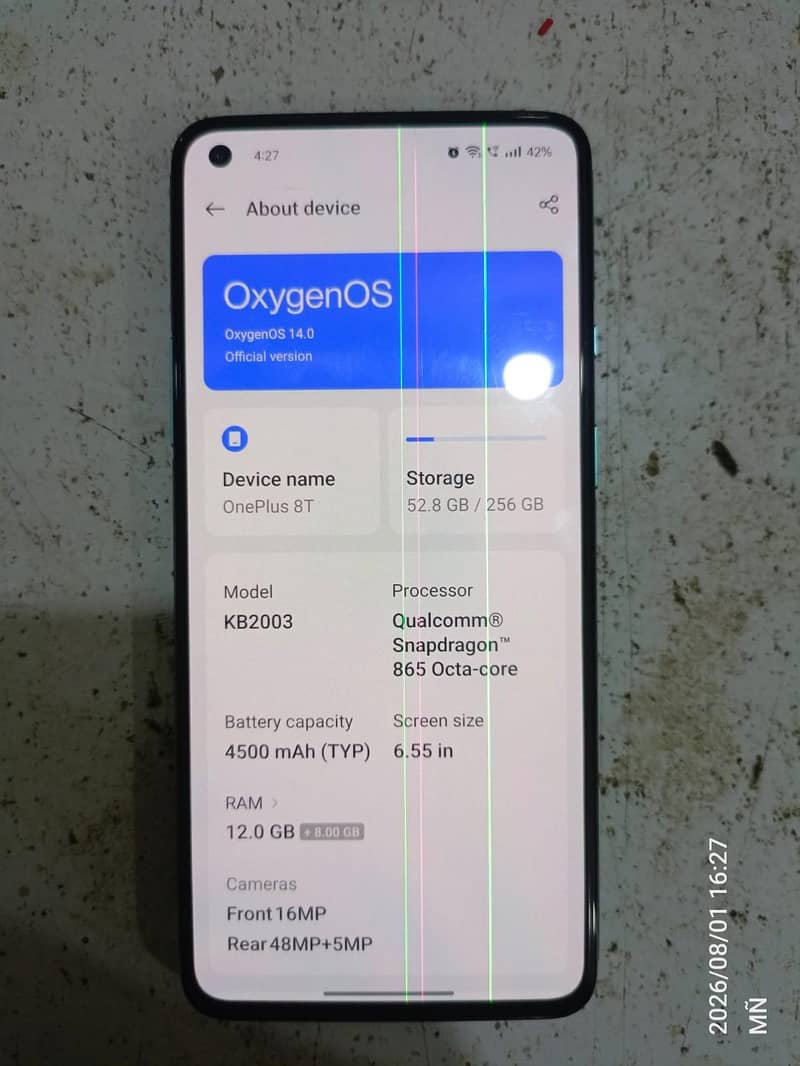 One Plus 8T 1