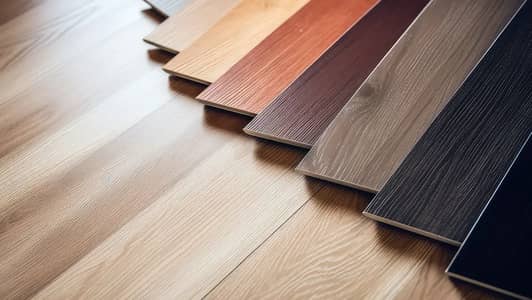 Wooden Floor-Vinyl Floor-Wallpaper-Blinds-Fluted Panel-Artificial Gras