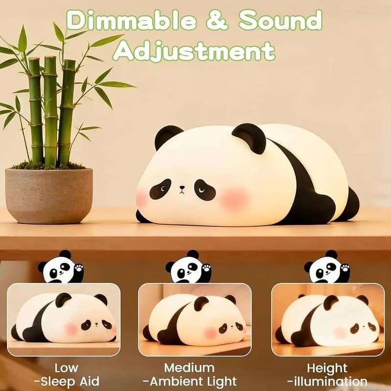 Rechargeable panda Table Lamp 2