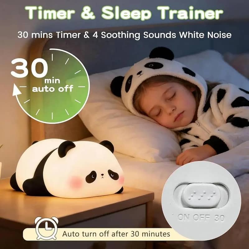 Rechargeable panda Table Lamp 4