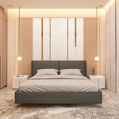 Bed - Wooden Bed - Luxury Bed - Poshish Bed - Bed for Sale