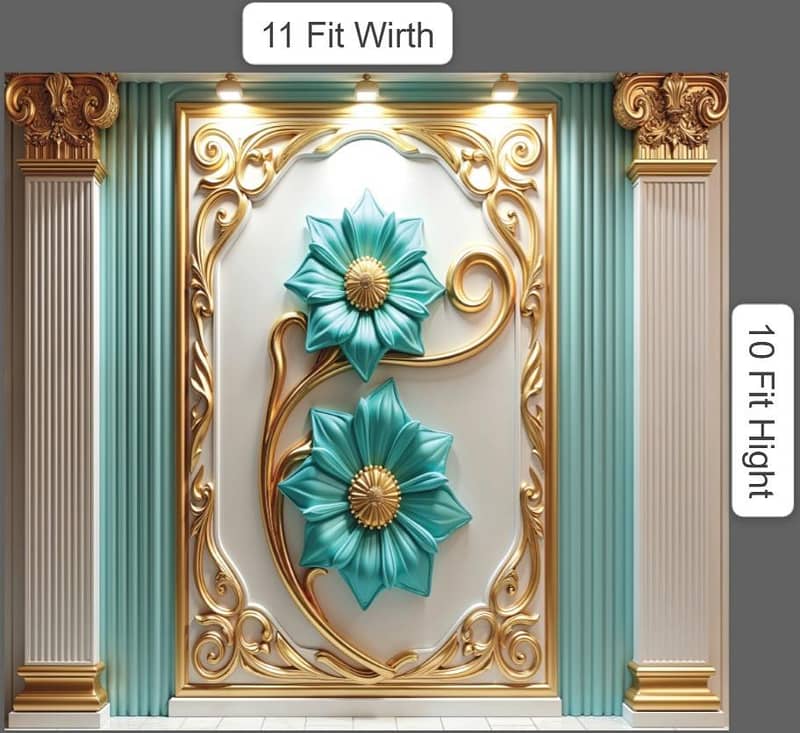 3D matt flex jointless wallpaper 3