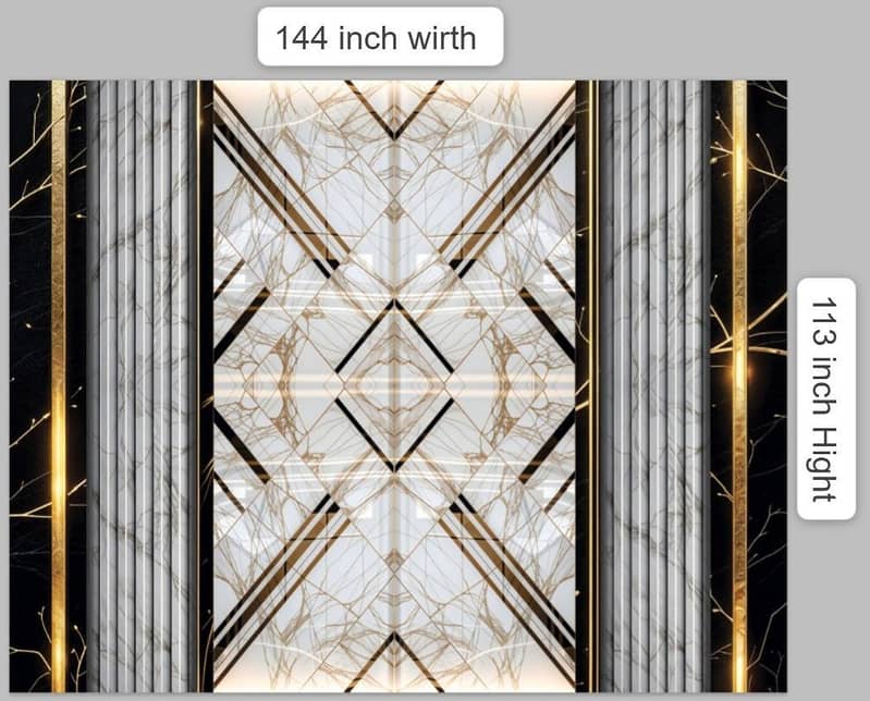 3D matt flex jointless wallpaper 7
