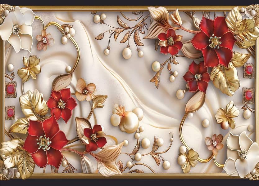 3D matt flex jointless wallpaper 18