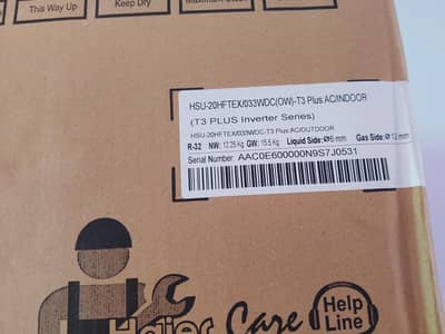 haier DC inverter air condition almost new