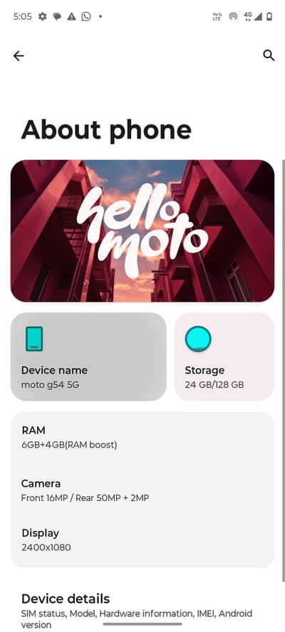 Moto g54 5g