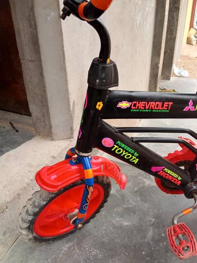 kids boy cycle red color
