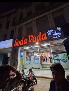 Profitable Soda & Ice Cream Shop for Sale | Prime Bahria Town Locatio