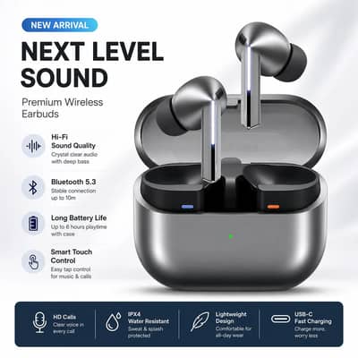 Samsung Galaxy Buds 3 Pro Black | ANC Wireless Bluetooth Earbuds | Ada