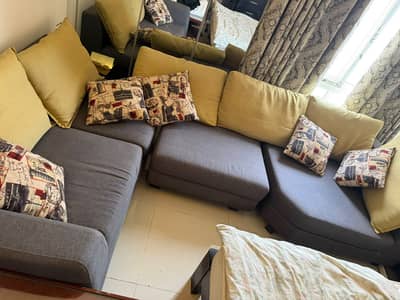 Sofa set | L Shape sofa set | Dubai Imported L shape sofa like new