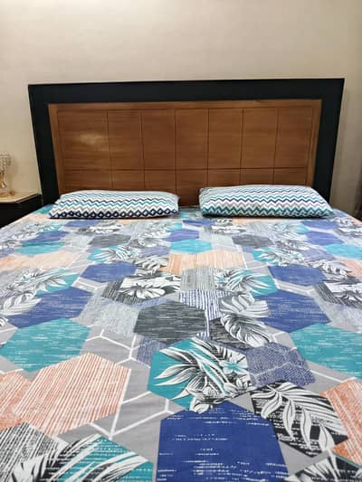 Bed with Mattress (without side tables)