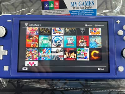 SWITCH LITE+JAILBREAK+512GB SDCARD+ALOT OF GAMES AT MY GAMES