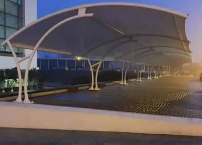 Car Parking Structure | Tensile Fabrics | Wall Mounted | Marquee Sheds