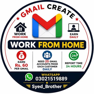 Gmail create work of Syed brother