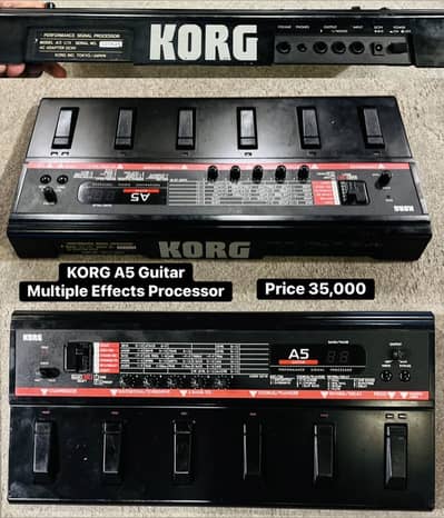 Korg A-5 Guitar Multiple Effects Padel /Piano/Keyboard/Amp/Bass