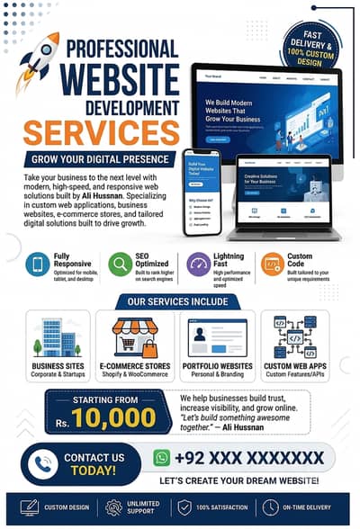 Web Design Services Lahore | Web Developer Lahore | Fast Website