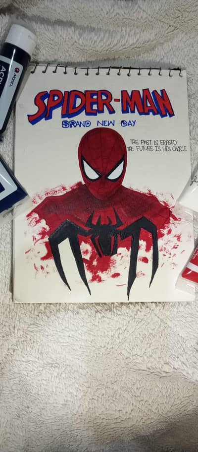 spiderman brand new day painting