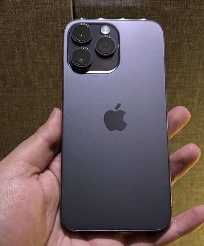 Apple iPhone 14 Pro Max 256gp pta approved  purple color just fone ha