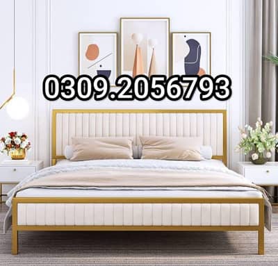 Iron Double Bed//Queen Bed//Bed Set//double bed//Single Beds/iron Bed