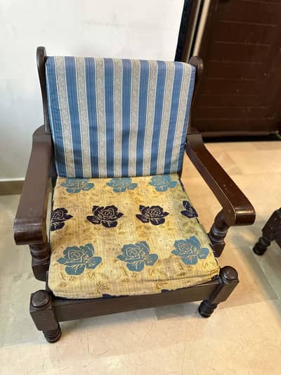 wooden sofa set