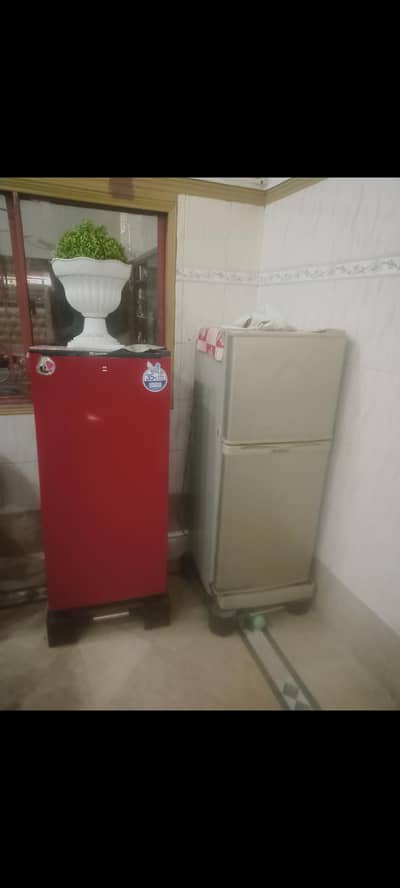 two refrigerators