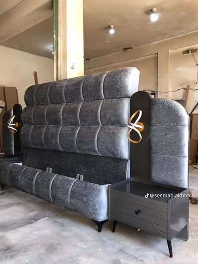 double bed king size side tables and dressing
