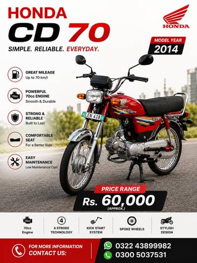 Honda CD70 Urgent Sale