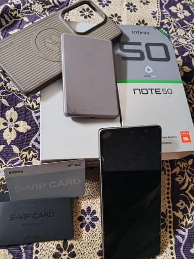Infinix Note 50 with orginal wireless powerbank