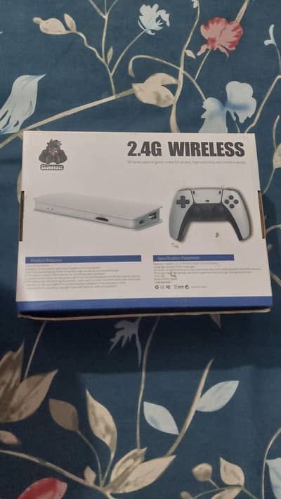 game stick with 2 controllers.