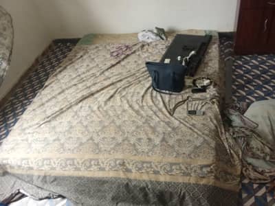 iron bed with molti foam