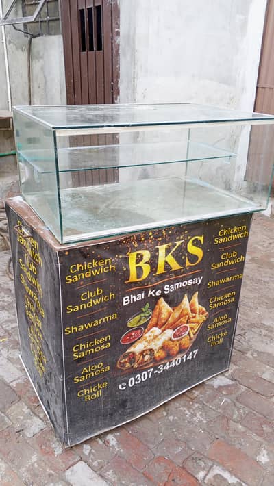 food display glass box