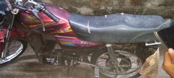 Electric bike without battery forsale