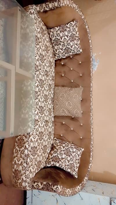 sofa set 7 seater jz like new