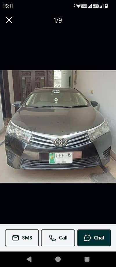 Toyota Corolla XLI 2015