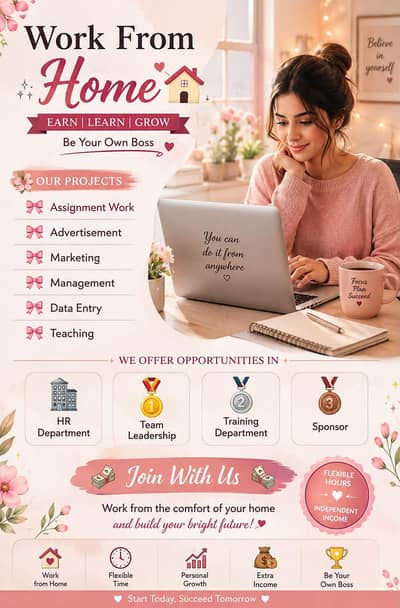 Be your own boss --- Work from home