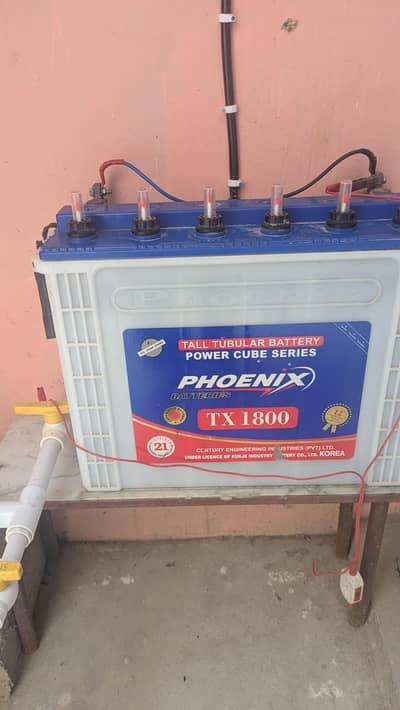 Phoenix TX 1800 Tall Tubular Battery 12V (Good Condition)