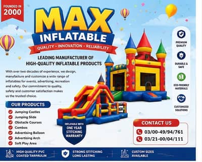 Soft Play Area /  Jumping Slide / Jumping Castles / Theme Park Setup