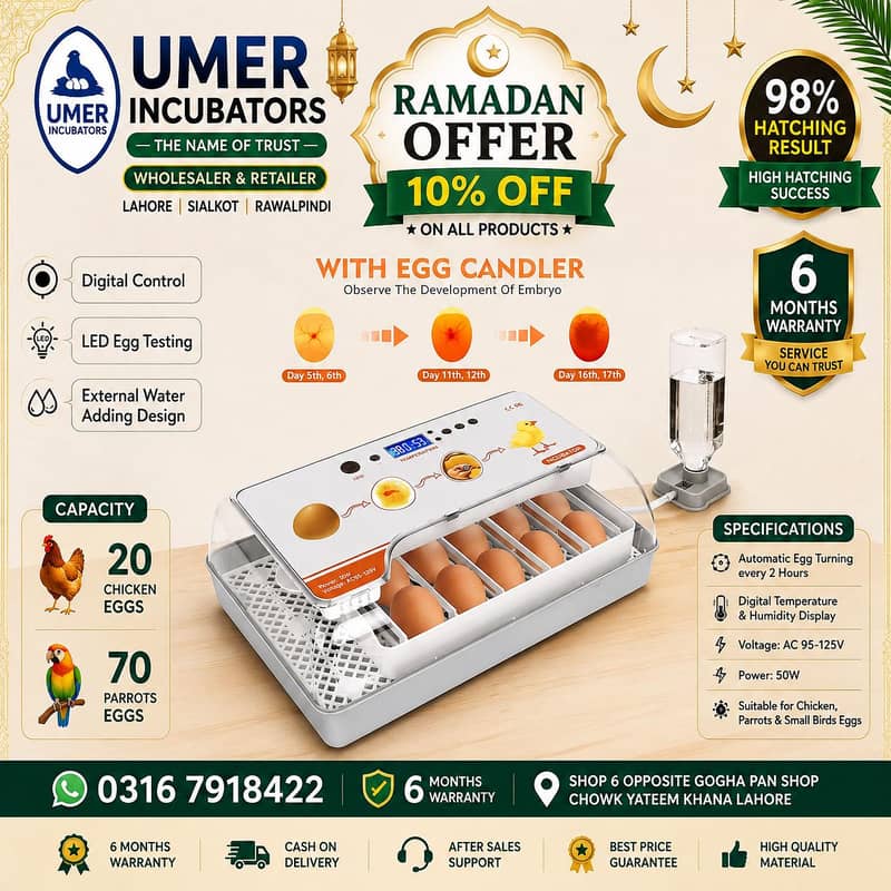 Automatic Egg Incubator | Egg Hatching Machine | Incubator | Brooder 2