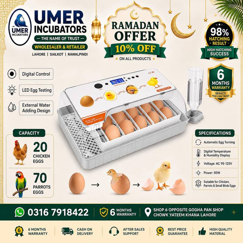 Automatic Egg Incubator | Egg Hatching Machine | Incubator | Brooder 5
