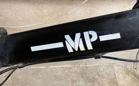 Double gear and jump foldable bicycle