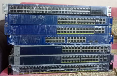 Multiple brands Network Switches Available for Sale 24/48 Ports