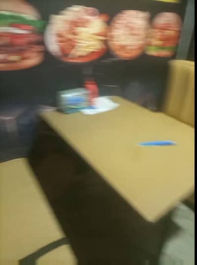 Fast food all setup with sofa set
