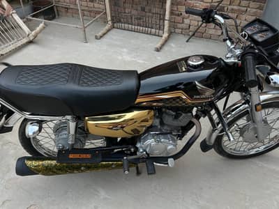 Honda CG 125 Gold Edition – 2024 Model (For Sale)