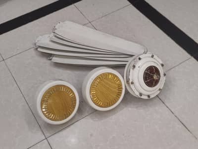 GFC ceiling fan 100% copper no open repair just like new