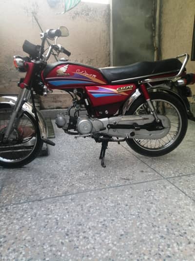 Honda CD 70 bike total 03170823124 genuine 2006  Number Rawalpindi