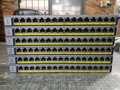 8-Port & 16-Port Network Switches Available  For Sale -POE-None POE