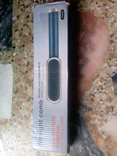 Brand New FH909 Hair Straightener Comb | Temperature Control with box
