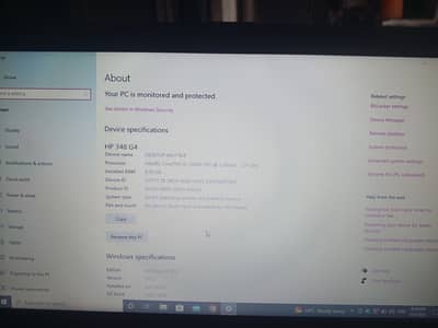 HP Laptop Core i5 7th Gen | 8GB RAM | 128GB SSD | Mint Condition
