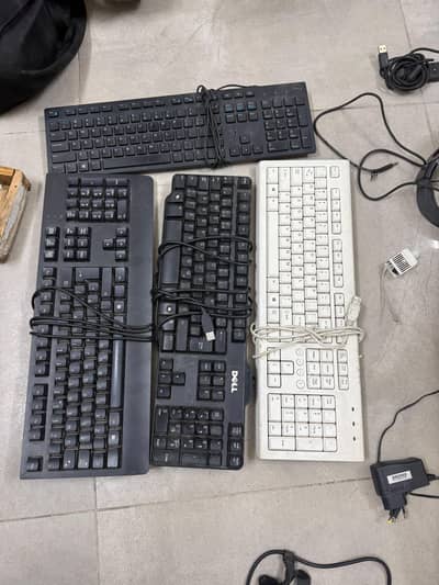 4 Original USB Keyboards Dell & Other Brands 100 Percent Working