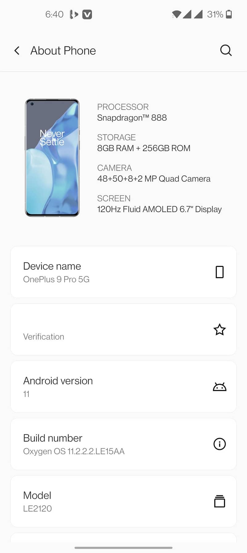 One Plus 9 Pro 9